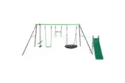Lifespan Lynx Metal Swing Set with Slide