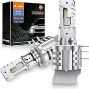 D-Lumina H15 LED Headlight Bulbs,60W 12000LM 6500K Lighting High Beam and Daytime Running Light,300% Brightness Error Proof Xenon White Waterproof Bulb Conversion Kit,Pack of 2