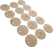 PEPLAYTAL 1 Set Monthly Growth Cards Wooden Milestone Cards for Newborns Shower High End Engraving for Safe Handling for Capturing Precious Moments