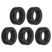 5Pcs Toroid Core, 24x42x16mm Iron Ferrite Chokes Ring Toroidal Transform, Black