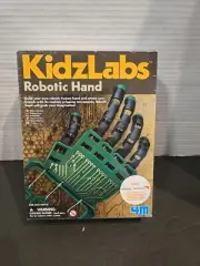 New 4M Kidzlabs Robotic Hand Kit - DIY Mechanical Robot Science - STEM Toys.