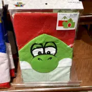 Super Nintendo World Yoshi Hooded Towel Pile Fabric USJ SuperMarioBros. Limited