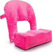Brazilian Butt Lift Pillow + Back Support Cushion – Dr. Approved BBL Foam Pillow with Carrying Bag and Back Pillow for Post Surgery Recovery – Comfortable and Firm Butt Support Cushions Set - Pink