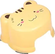 TOPPERFUN Thickened Non Slip Cartoon Plastic Step Stool for Adults Versatile Bathroom and Toilet Foot Stool for Shoe Changing and Reaching High Places and Reliable