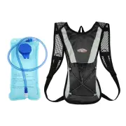 Outdoor Camping Hydration Backpack Water Bladder - 2L - Black