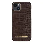 Ideal of Sweden Atelier Case For Apple iPhone 14 plus - Deep Walnut Croco