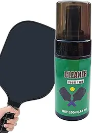 Pickleball Paddle Cleaner - 100ml Racket Cleaner Foam Spray | Gentle Pickleball Dust Remover, Rubber Reset Solution, Racquet Cleanser for Increase Performance