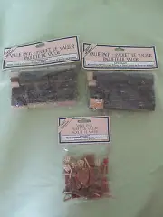 New Lot 3 Vintage Craft Artisanal Value Pack Wood Erasers, Mini Brooms & Baskets