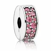 Pandora Honeysuckle Pink Shining Elegance Spacer Clip 791817HCZ