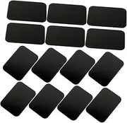 Mikinona 30pcs Magnetic Phone Plate for Car Holder Phone Mount Holder Universal Metal Plate for Magnetic Phone Mount Adhesive Metal Plate for Magnets Black Iron Plate for Car Phone Holder