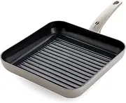 GreenPan Cambridge Healthy Ceramic Nonstick 28.6cm Grill Pan, PFAS-Free, Induction, Dishwasher Safe, Bronze