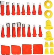 Zerodeko Multi-use Caulking Tips Epoxy Resin Mixing Tools for Glass Sealant Applications