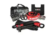 X-BULL Recovery Kit 4X4 4WD Kinetic Rope Snatch Strap Winch Damper 13PCS Offroad