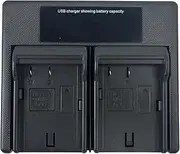 ESTIVITA Dual LCD USB Charger for DMW-BLF19 BLF19E BLF19GK/PP DMW-BTC10 BTC10G