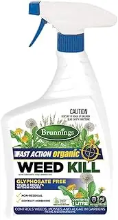 Brunnings Organic Fast Action Ready to Use Weed Killer 1 Litre