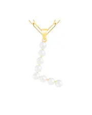 Splendid Pearls Vermeil 3-5mm Pearl Pendant