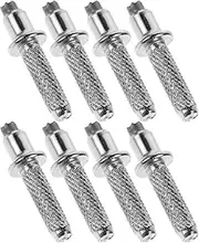 Totority 8Pcs Tungsten Steel Cane Tips for Trekking Poles Durable Replacement Walking Stick Foot Compatible with Hiking Sticks Pole Tips for Enhanced Stability and Support