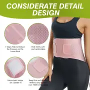 Lower Back Brace Lumbar Support Waist Belt Herniated Disk Pain Relief Men Women