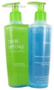 Bioderma Sébium Purifying Cleansing Foaming Gel 2 x 200ml