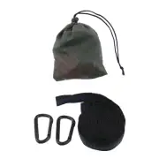 Tree Hanging Straps System Belt + Carabiners Hammock Accessories