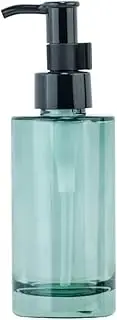 1 Pcs 100ML 3.5OZ Glass Travel Bottles Leakproof Pump Bottles Cosmetic Cream Bottle Lotion Dispenser Bottle Jar Soap Dispenser with Black Pump for Essential Oil Blends Toiletries