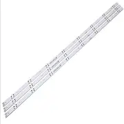 BGBLKLGPPN 3 PCS 8LED 850mm LED Backlight Strip Compatible with LG 43UH6030 43UF640 HC430DGN-SLNX1 UF64_UHD_A 43LH60FHD EAV63192501 TV Light Strip