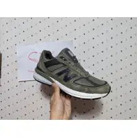 在飛比找蝦皮購物優惠-SYG New Balance 990v5 us9D 橄欖綠