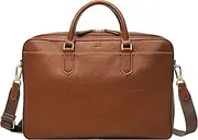 [FOSSIL] Men's Haskell or Asher Leather Messenger Briefcase Work Laptop Bag for Men