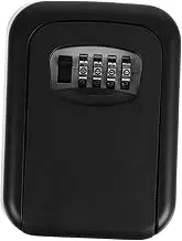 ARTIBETTER 1 Set Key Lock Box with Code Wall Mounted Outdoor Key Lock Box Resettable Combination Design for Home Office Apartment and School Security