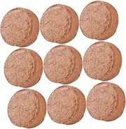 ORFOFE Coconut Bran Seedlings Blocks 60pcs Hydroponic Greenhouse Planting Nutrient Dense Gardening