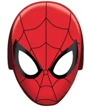 Spider-Man Webbed Wonder Paper Mask ~ Kids Birthday Party Supplies Favors ~ 8ct.