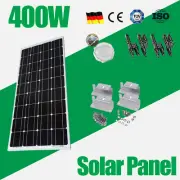 400W Solar Panel Kit 12V Mono 400 Watt Caravan Camping Home Battery Charging AU