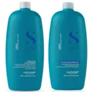 Alfaparf Semi Di Lino Curls Enhancing Low Shampoo & Conditioner 1000ml 1L DUO