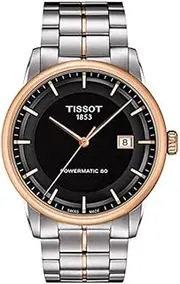[Tissot] Men's T0864072205100 Luxury Analog Display Swiss Automatic Two Tone Watch