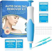 Skin Tags Removal, 2in1 New Upgrade Auto Skin Tags Removal Kit, for Small to Large Skin Tags(2-8mm)-Removes Most Skin Tags Within 3-14 Days, 10 Cleaning Wipes and 40 Little Rubber Bands