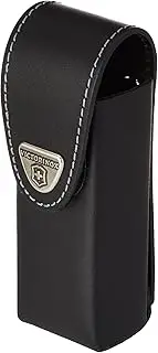 [Victorinox] Belt Case Leather with Velcro Fastener for Large Pocket Knives Black 12 cm