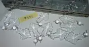 144 1980's Czech. Cut Lead Glass Thick Prisms, Chandelier, Suncatchers, Lusters.