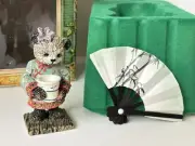 Rafterville “Sip-Sum Broo” Panda Bear Drinking Tea Figurine New/Boxed