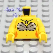 NEW Lego Female MERMAID MINIFIG TORSO - Girl Clam Shell Yellow Swim Suit w/Star