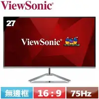 在飛比找良興EcLife購物網優惠-R2【福利品】ViewSonic優派 27型 時尚無邊框IP