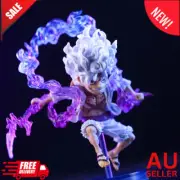 Anime Monkey D. Luffy GK Sun God Nika Gear 5 Action Figure PVC Toy For Children