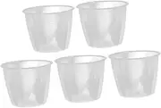 Abaodam 5Pcs Transparent Plastic Rice Cooker Measuring Cup Accurate Scale Markings for Rice Flour Dairy Durable Kitchen Tool Measuring Cup for Cooking
