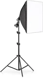 Photography Softbox Lighting Kits 50x70CM Soft Box E27 Bulb Continuous Photography Light Photo Studio Equipment for Camera Shooting Video Recording