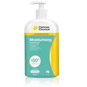 Cancer Council Moisturising Sunscreen SPF 50+ 500ml