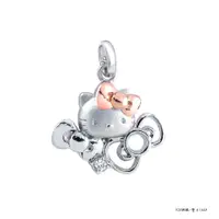 在飛比找蝦皮商城優惠-Hello Kitty 純銀項鍊 PEV-1658 晶漾金飾