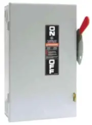 TGN3322 General Electric Spec-Setter Disconnect 240V 60A Non-Fusible Switch