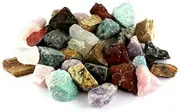 Crystal Allies Materials: 1.4kg Bulk Rough Madagascar 12-Stone Mix: Amethyst, Labradorite, Septar