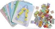 ARTSEWPLY 1Set Creative Puncture Painting DIY Fabric Art Boards for Beginners Fun Drawing Activity for Craft Enthusiasts Durable Engaging for Friends