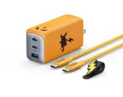 Anker USB Rapid Charger 120W Pokemon Raichu Model USB-A & USB-C 3Ports newarticl