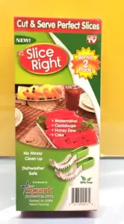 BONUS 2 PACK SLICE RIGHT FRUIT CAKES CUT AND SERVE SLICERS NEW - U
